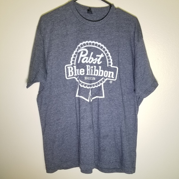 🍺Men's Pabst Blue Ribbon Beer T-Shirts - Picture 1 of 5